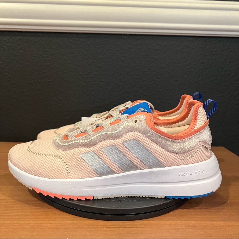 Adidas Women’s Coral Pink FUKASA RUN low Top Lace Up Running Shoes Size 9.5